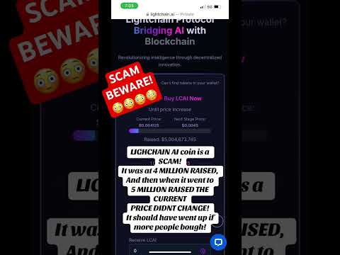 LIGHTCHAIN AI IS A SCAM BEWARE #shorts #crypto