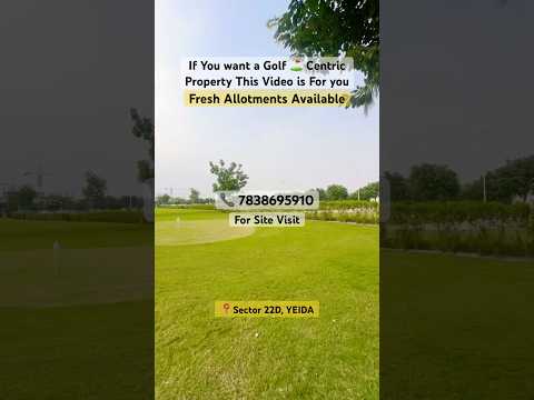 Golf Course centric township | Plots on Yamuna Expressway | RERA Approved | Ready to move