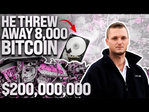 Man Plans $11 Million Landfill DIG to Find Missing CRYPTO HARD DRIVE (8,000 Bitcoin)