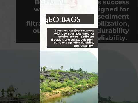 Durable Geotextile Bags for Erosion Control and Environmental Protection