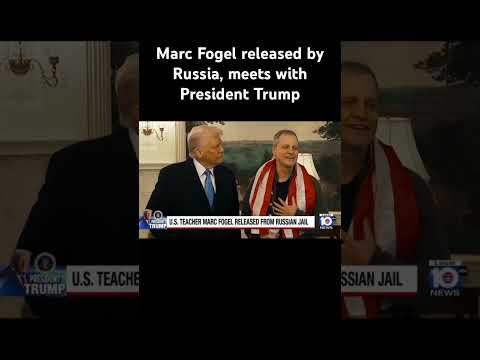 Marc Fogel released by Russia, meets with President Trump #russia #donaldtrump #prisonerswap