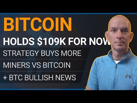Bitcoin at $109K: The Calm Before the Storm? Strategy Buys More BTC!