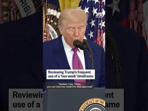 Reviewing Trump&#039;s frequent use of a &#039;two week&#039; time frame
