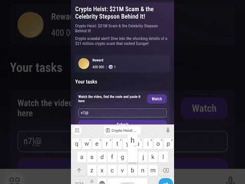 Crypto Heist: $21M Scam &amp; the Celebrity Stepson Behind It! | TapSwap Code 04.11.2024