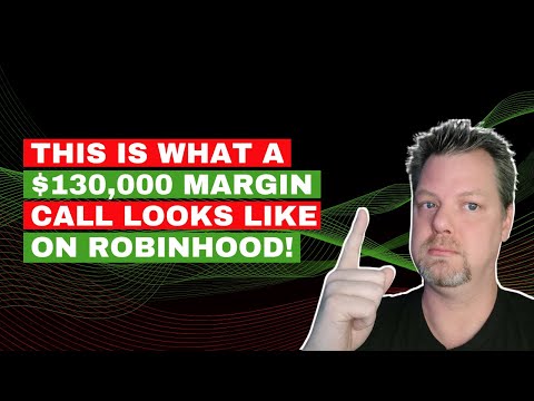 This is what a $130,000 margin call looks like on Robinhood!