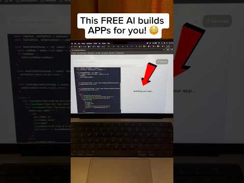 This FREE AI creates APPs for you! 😳 #ai #artificialintelligence #aitools #aihacks #chatgpt #tech