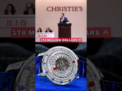 The ZAWKiiii Watch- Breaks NEW Auction Record $178MILLION @sothebys