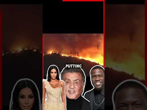 Hollywood stars fined for wasting water during LA wildfire #shorts #wildfire