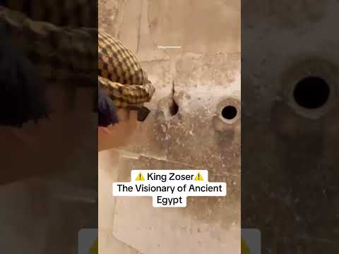 King Zoser: The Visionary of Ancient Egypt #egypt #egipt #egyptianmuseum #pyramidsofegypt #oldegypt
