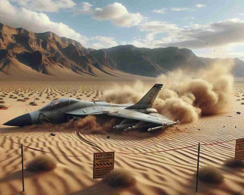 Mysterious Military Incident. Fighter Jet Crash Lands in Nevada Desert. Mysterious Military Incident. Fighter Jet Crash Lands in Nevada Desert.