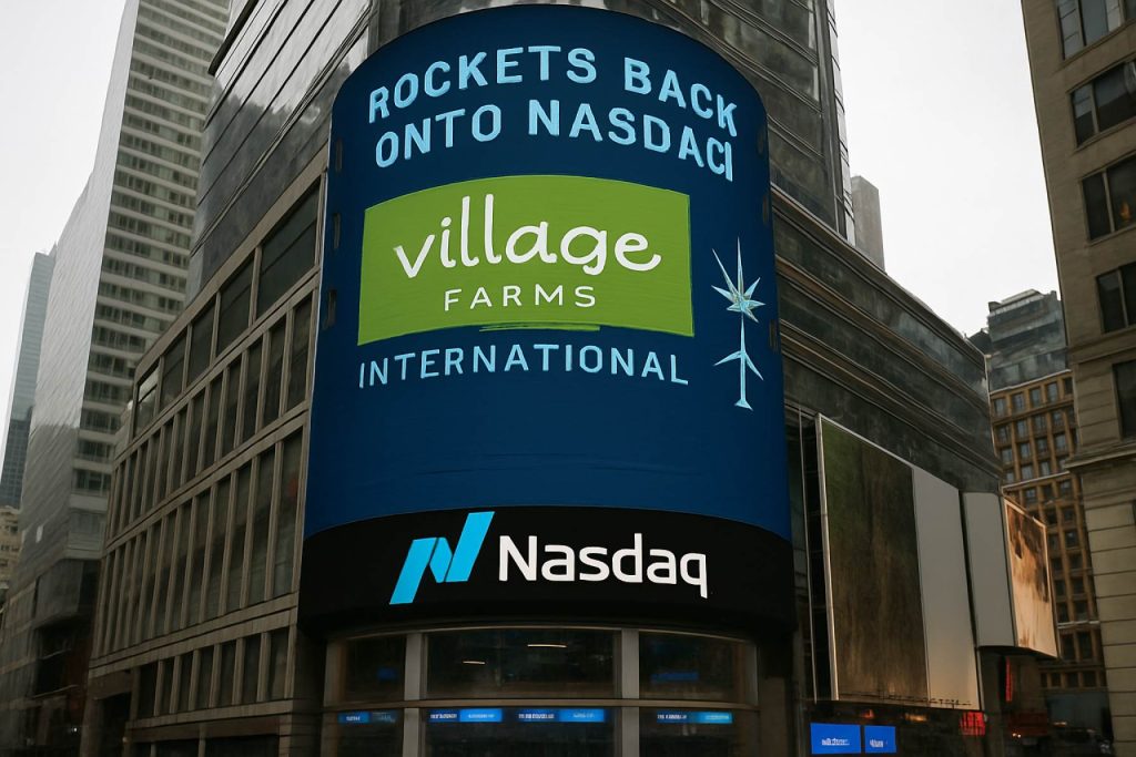 Village Farms International Rockets Back onto Nasdaq: Cannabis and Clean Energy Power Next-Gen Growth Village Farms International Rockets Back onto Nasdaq: Cannabis and Clean Energy Power Next-Gen Growth